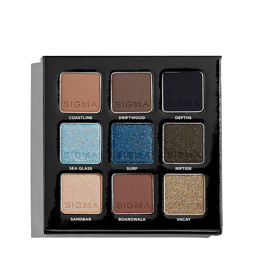 Sigma Beauty Beachy Eyeshadow Palette Info