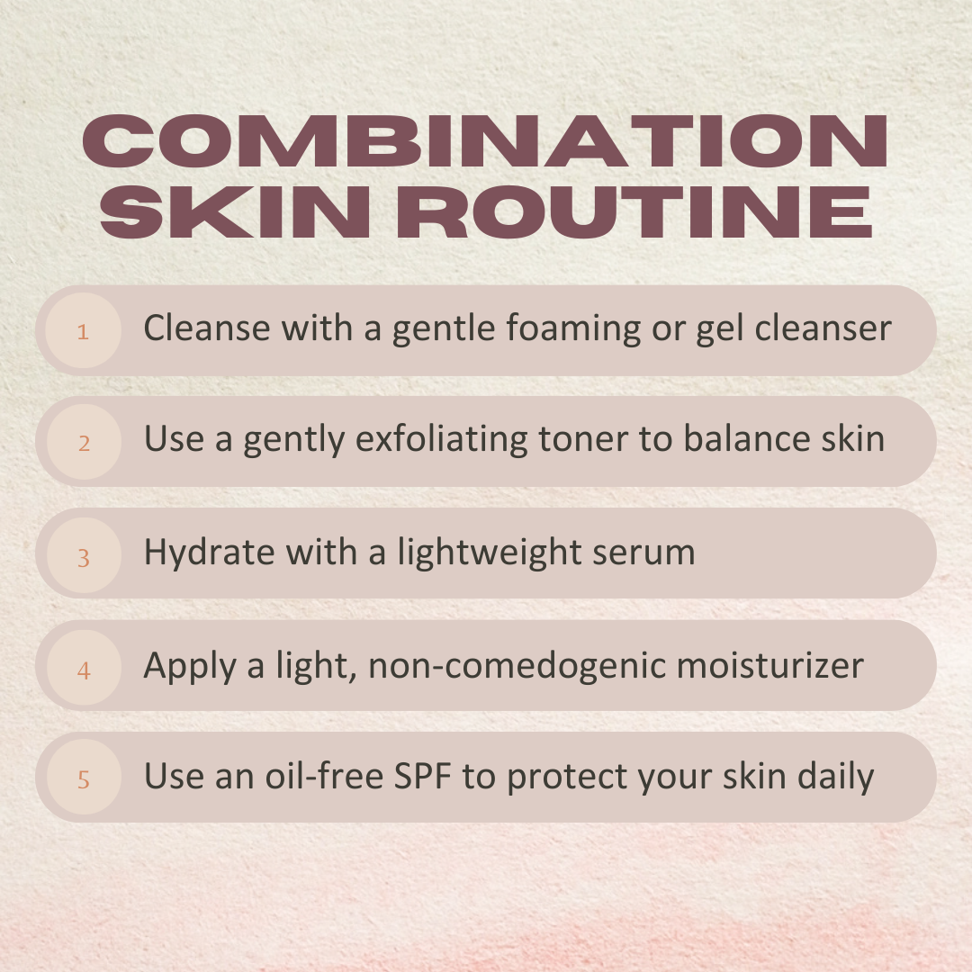Conbination skin routine