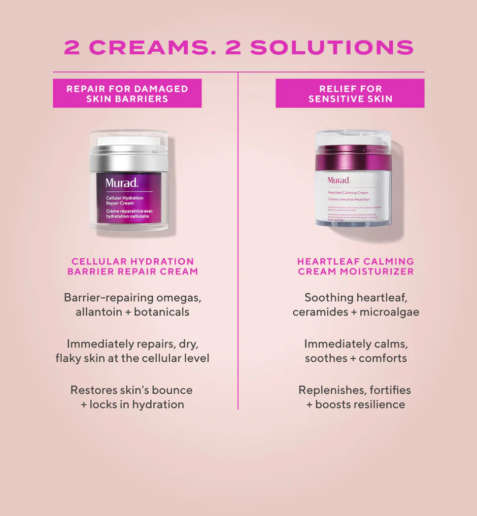 Murad Heartleaf Calming Cream Moisturizer for Sensitive Skin and Eczema-Prone Skin