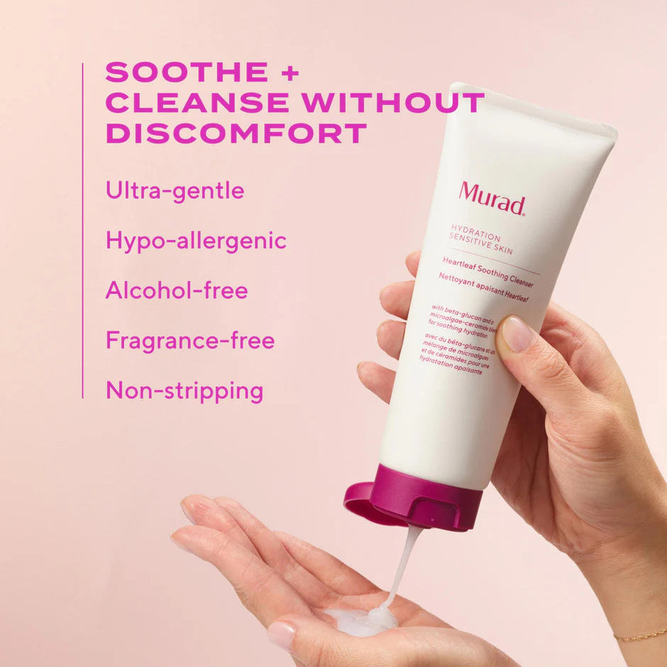 Murad Heartleaf Soothing Face Cleanser for Sensitive and Eczema-Prone Skin