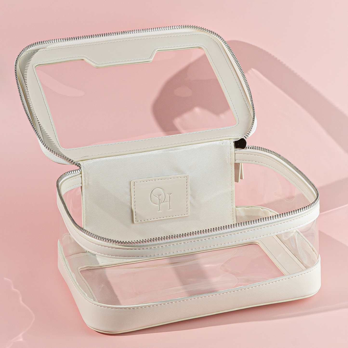 Oh Beauty White Cosmetics Case