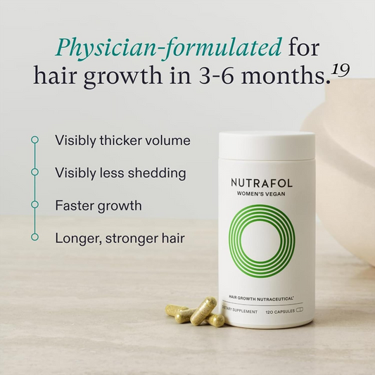 Nutrafol Women’s Vegan Hair Growth Nutraceutical Supplement