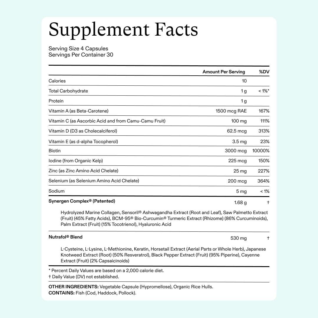 Nutrafol Women’s Hair Growth Nutraceutical Supplement