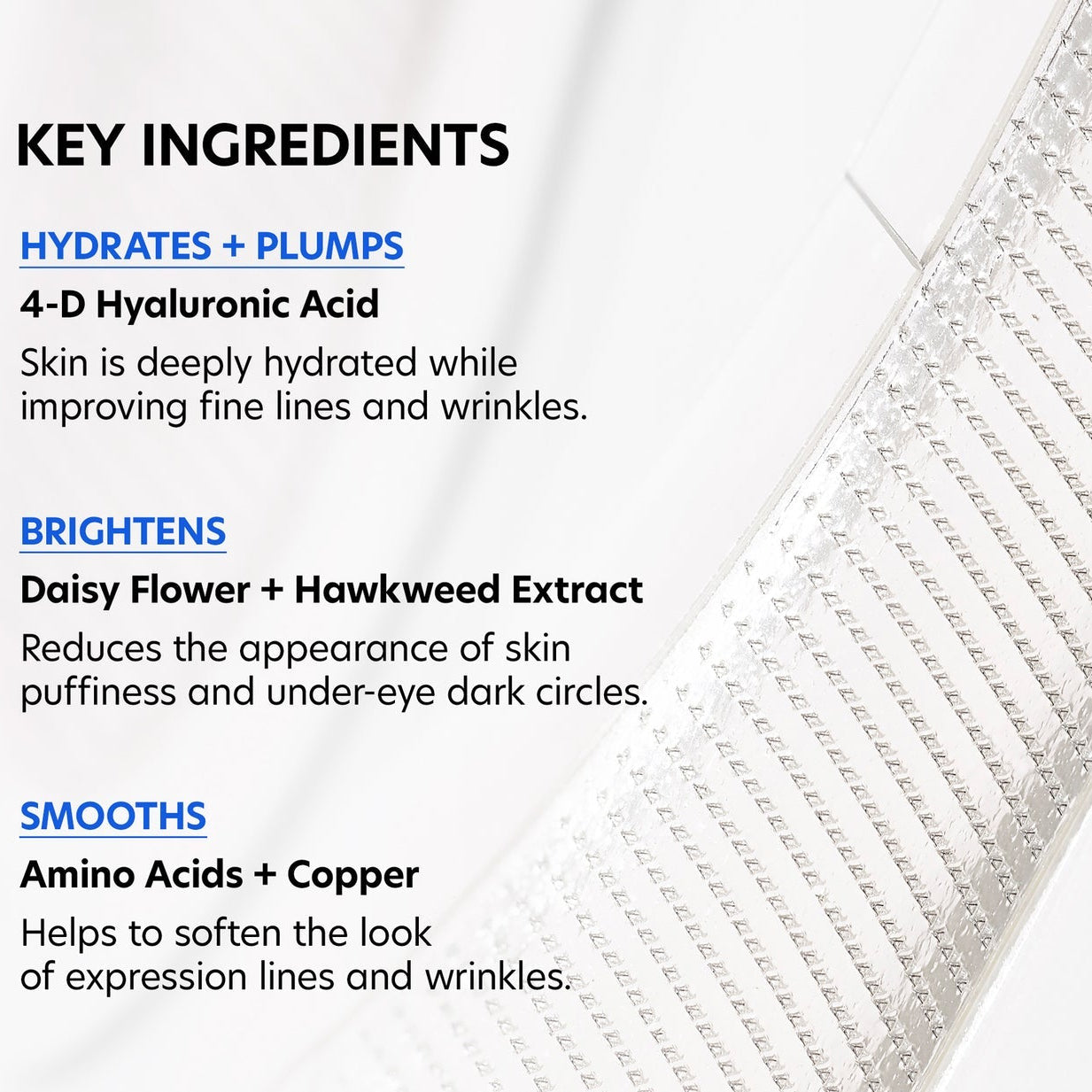 PCA Skin Hyaluronic Acid Microneedle Eye Patches