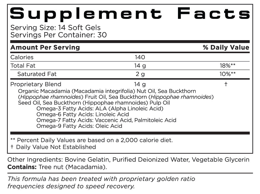 Osmosis Recovery Gel Caps Supplement