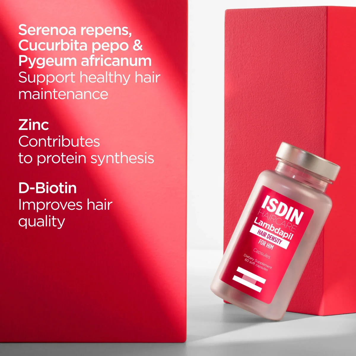 ISDIN Lambdapil® Hair Density Capsules For Him
