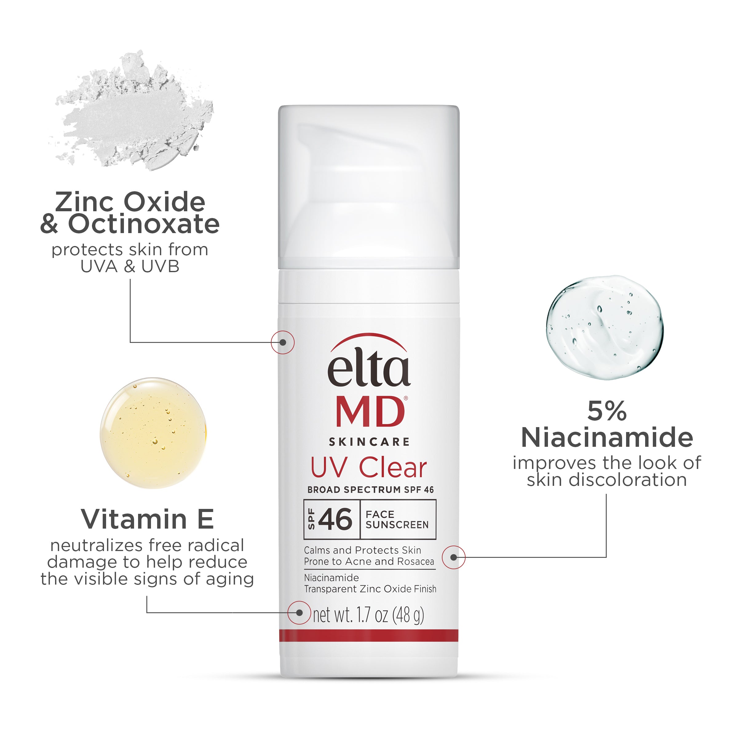 Elta MD UV Clear Broad-Spectrum SPF 46