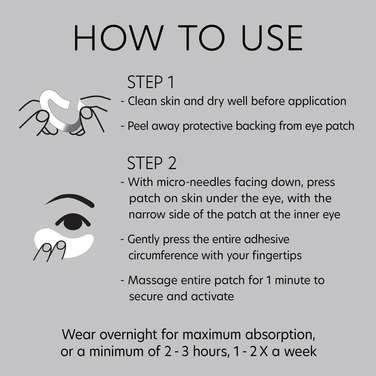 PCA Skin Hyaluronic ACID Microneedle Eye Patches