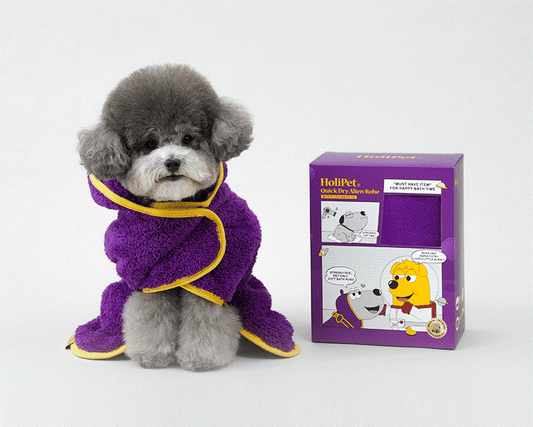 HoliPet Quick Dry Alien Robe