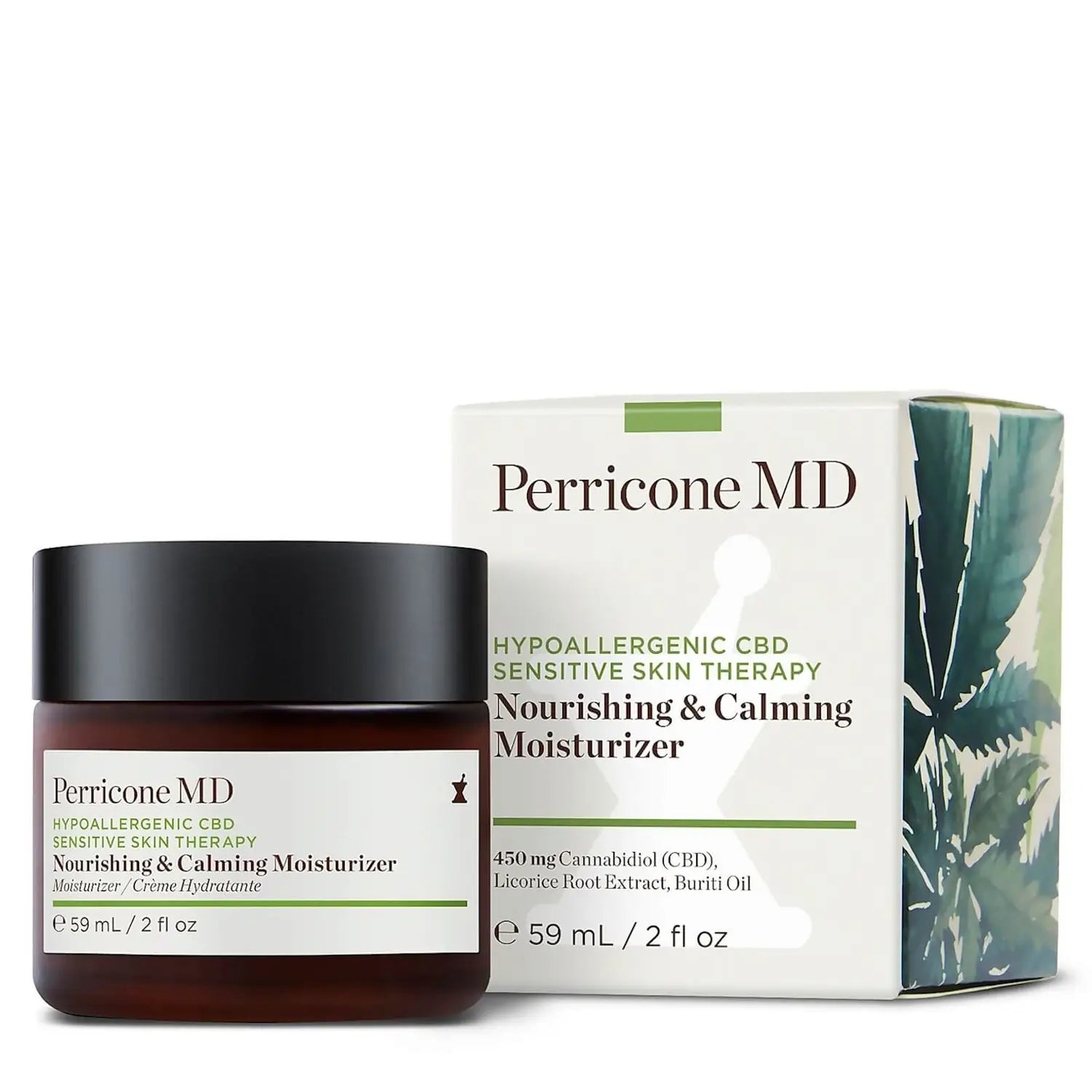 Perricone MD Hypoallergenic CBD Sensitive Skin Nourishing Calming Moisturizer