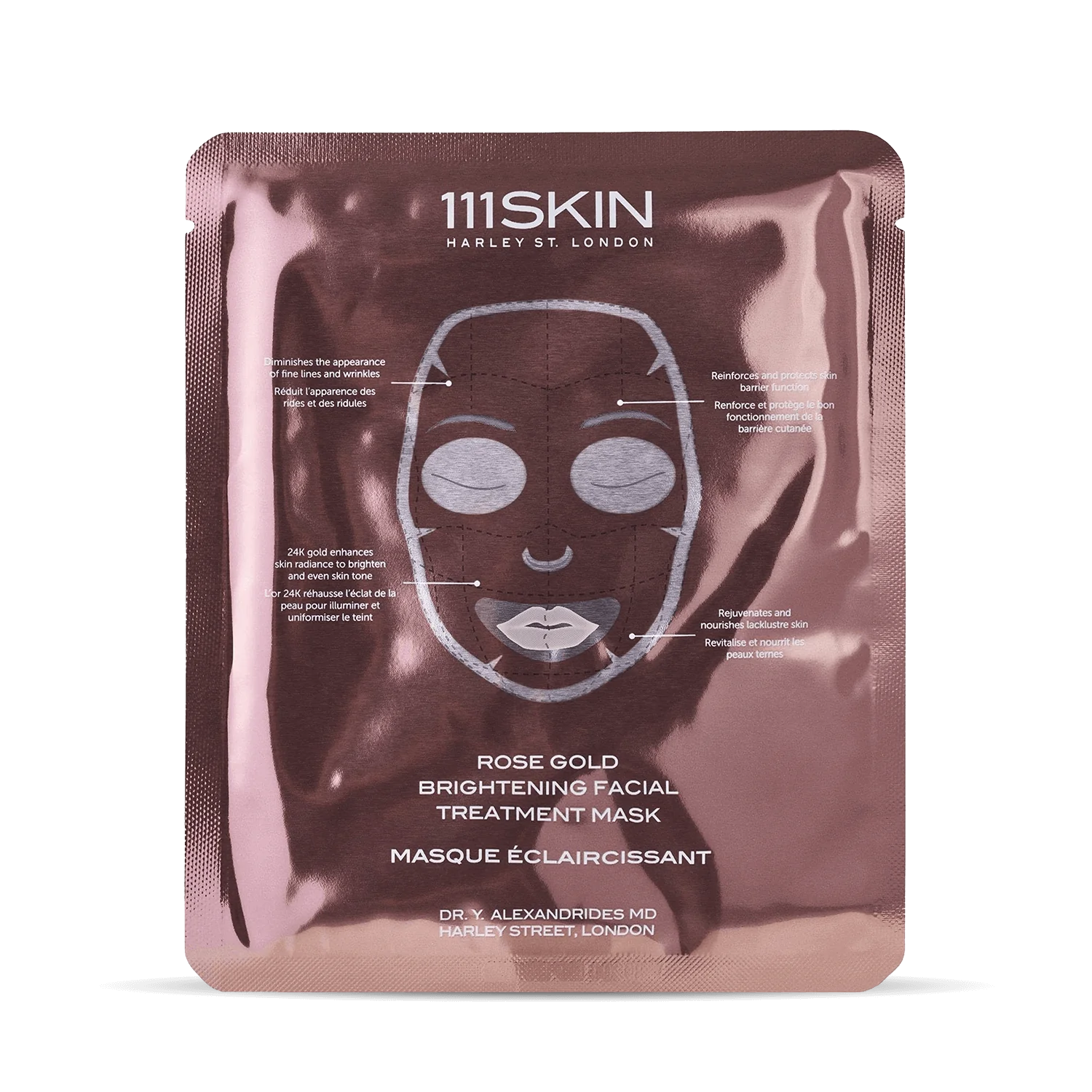 111SKIN Rose Gold Brightening Facial Treatment Mask