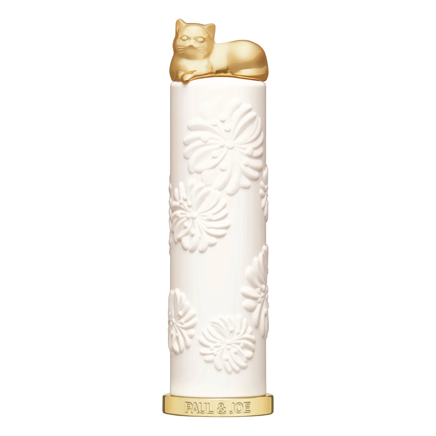 Paul & Joe Lipstick Case Limited R White with Gold Cat (Case only)