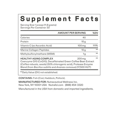 Nutrafol Collagen Infusion MD Supplement