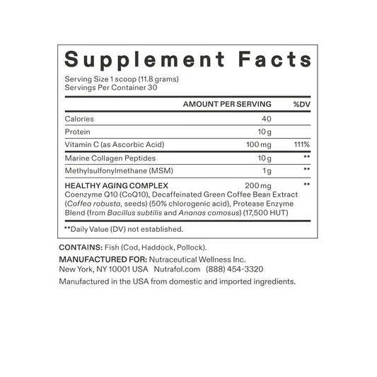 Nutrafol Collagen Infusion MD Supplement