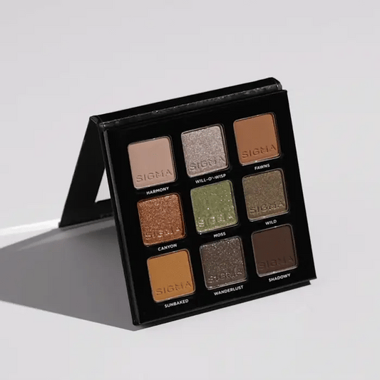 Sigma Beauty Earthy Eyeshadow Palette Info