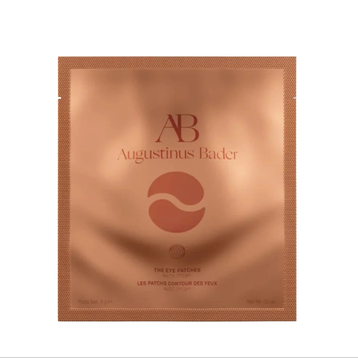 Augustinus Bader The Eye Patches hydrogel sachet in rose gold packaging