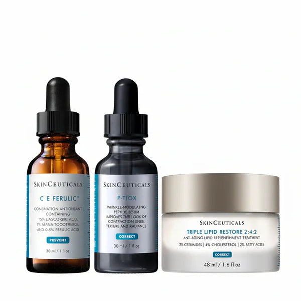 SkinCeuticals Best Sellers Discovery Set with C E Ferulic, P-TIOX and Triple Lipid Restore 2:4:2