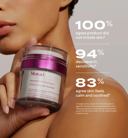 Murad Heartleaf Calming Cream Moisturizer for Sensitive Skin and Eczema-Prone Skin