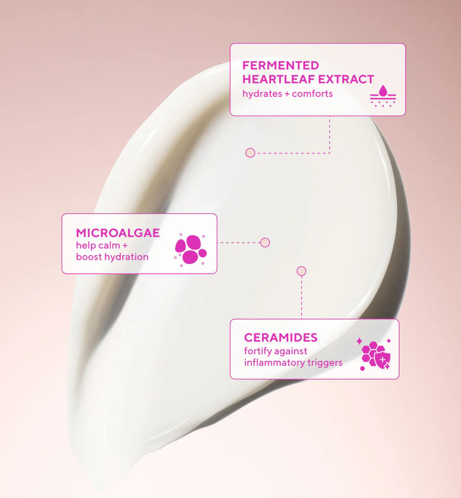 Murad Heartleaf Calming Cream Moisturizer for Sensitive Skin and Eczema-Prone Skin