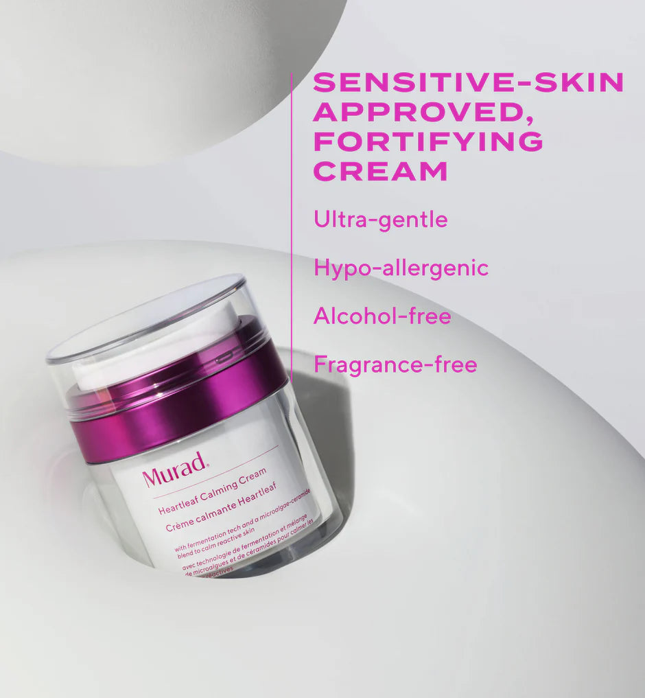 Murad Heartleaf Calming Cream Moisturizer for Sensitive Skin and Eczema-Prone Skin