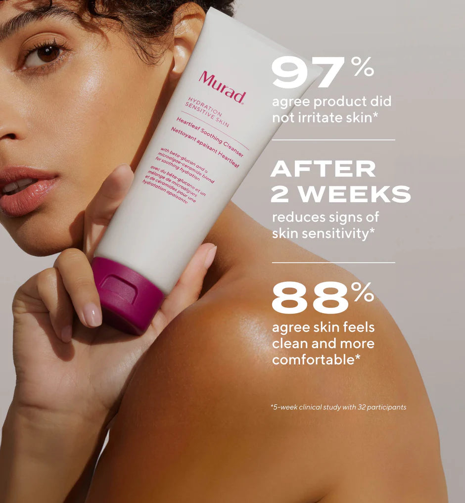 Murad Heartleaf Soothing Face Cleanser for Sensitive and Eczema-Prone Skin
