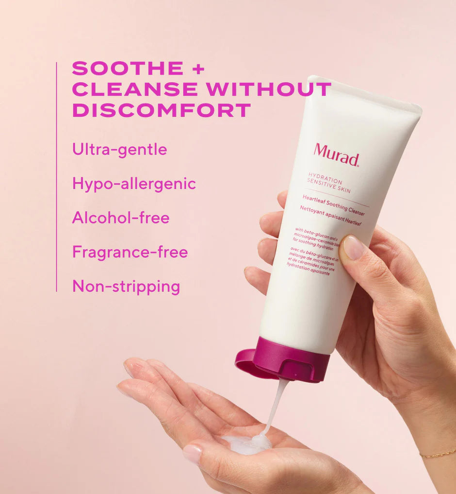 Murad Heartleaf Soothing Face Cleanser for Sensitive and Eczema-Prone Skin