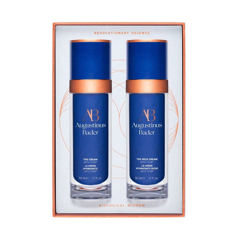Augustinus Bader The Discovery Duo gift set with The Cream and The Rich Cream, 50 ml each