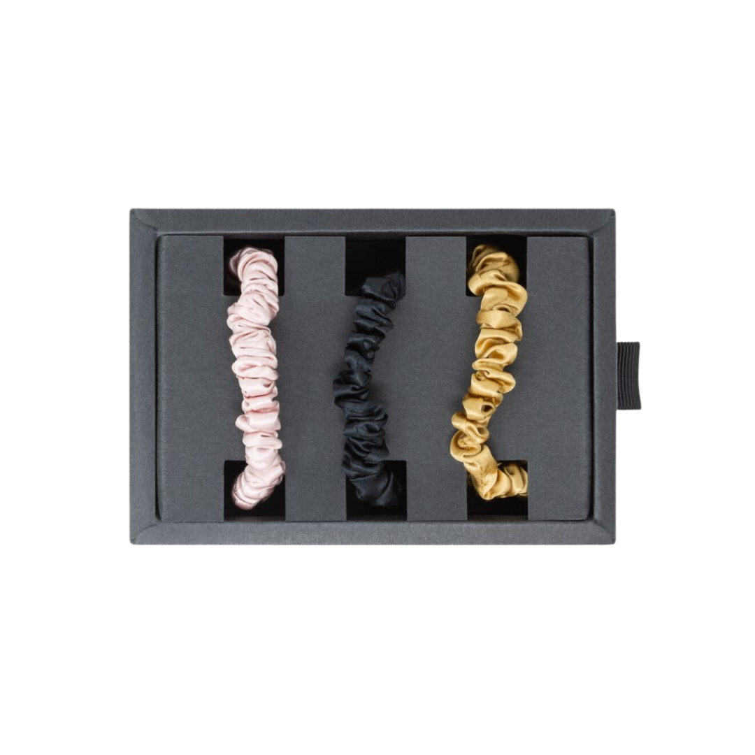 Blissy Mulberry Silk Scrunchie (3 Pack)