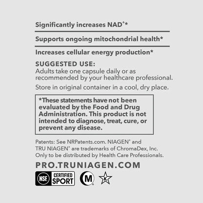 Tru Niagen Pro 500mg