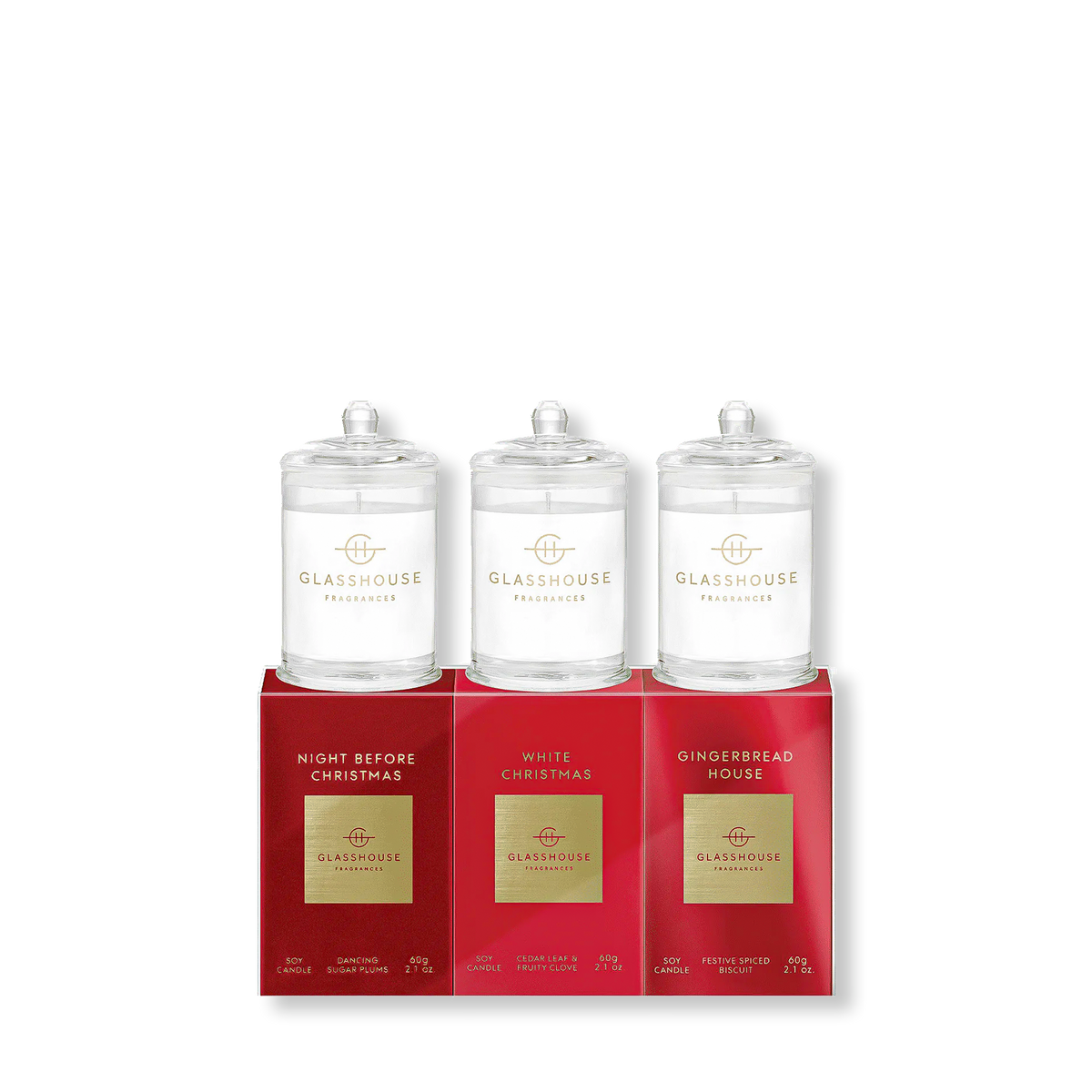 Glasshouse Fragrances Christmas Trio Oh Beauty