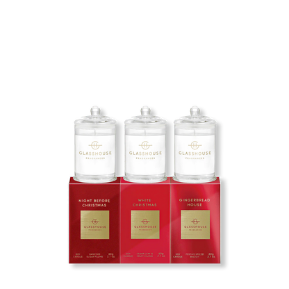 Glasshouse Fragrances Christmas Trio