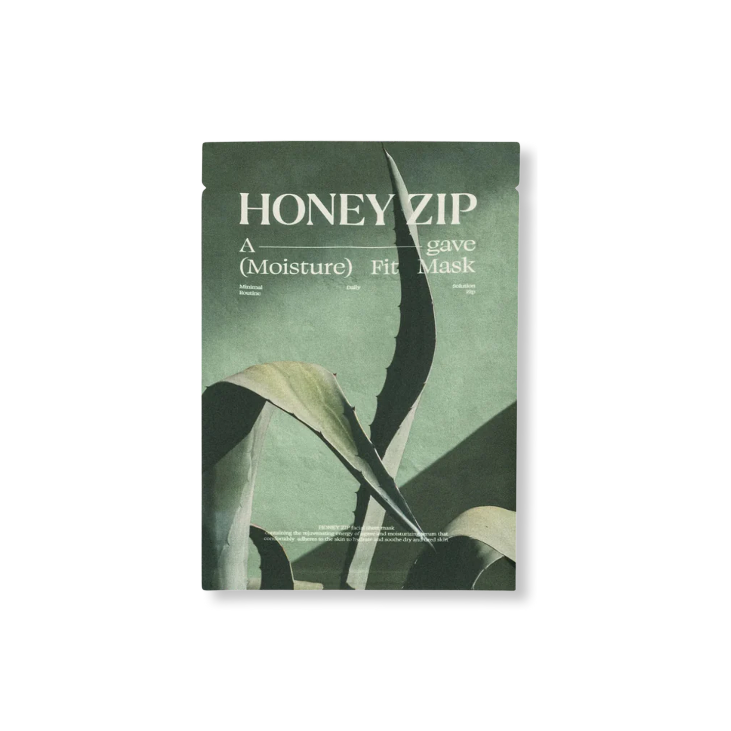 HONEY ZIP Agave Moisture Fit Mask