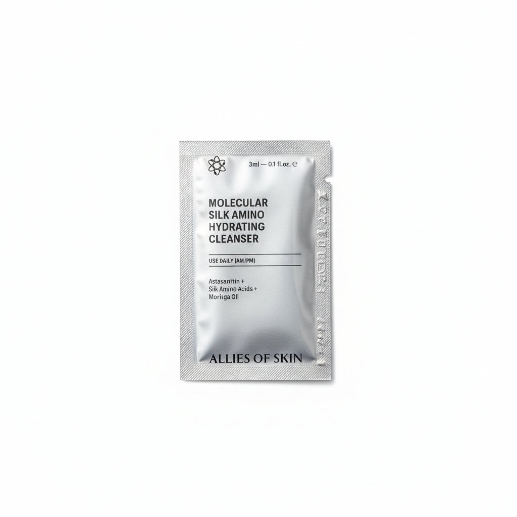 Allies of Skin Molecular Silk Amino Hydrating Cleanser - Sample 3ml ($2 Value)