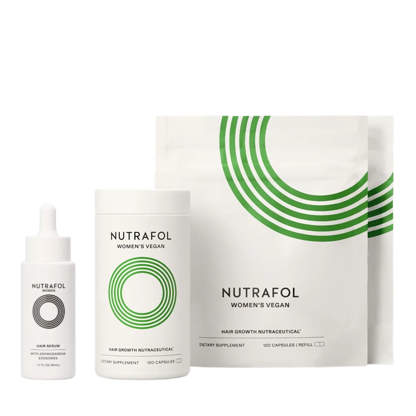 Nutrafol Women's Vegan Fullest Hair Kit + Serum