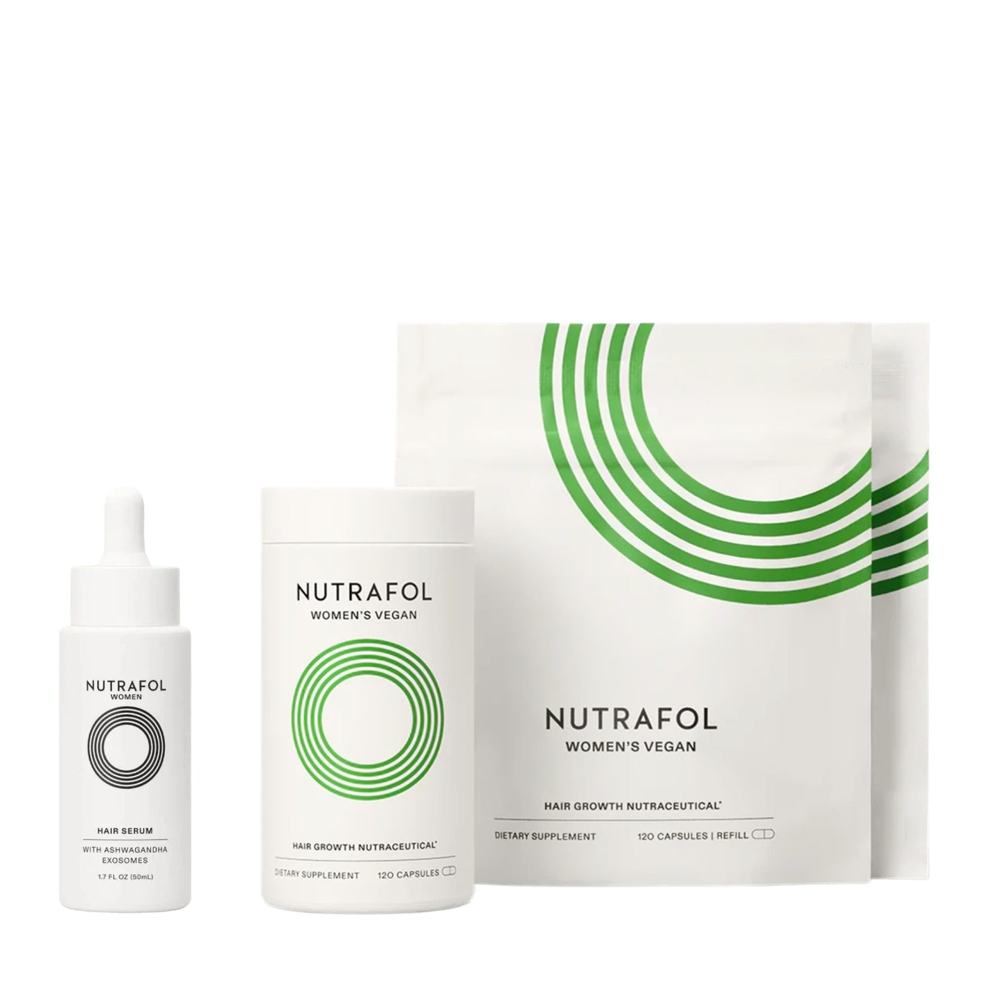 Nutrafol Women's Vegan Fullest Hair Kit + Serum