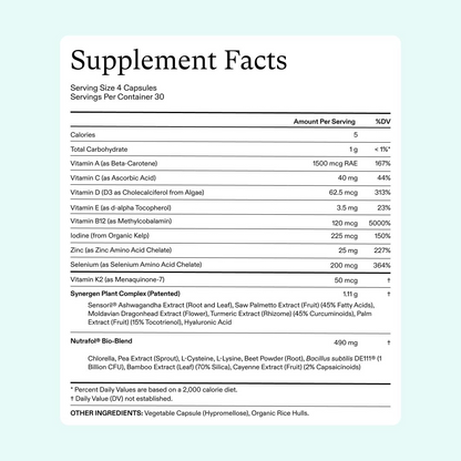 Nutrafol Women’s Vegan Hair Growth Nutraceutical Supplement