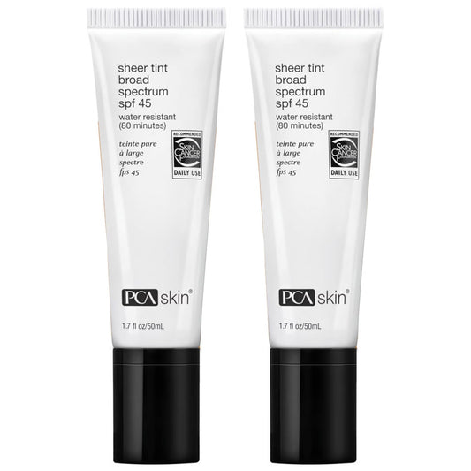 PCA Skin Sheer Tint SPF Duo ($112 Value)