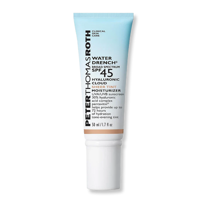 Peter Thomas Roth Water Drench Broad Spectrum SPF 45 Hyaluronic Cloud Sheer Tint Moisturizer