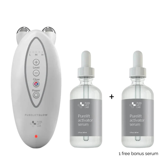 PureLift Glow and two bottles of Purelift serum | oh beauty