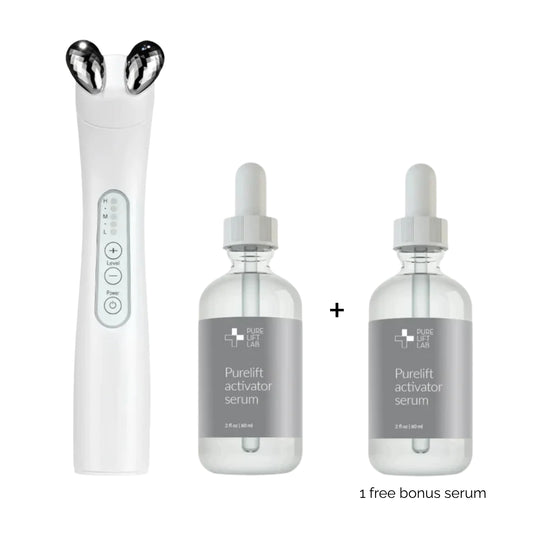 purelift pro device and two bottles of Purelift Activator Serum | oh beauty