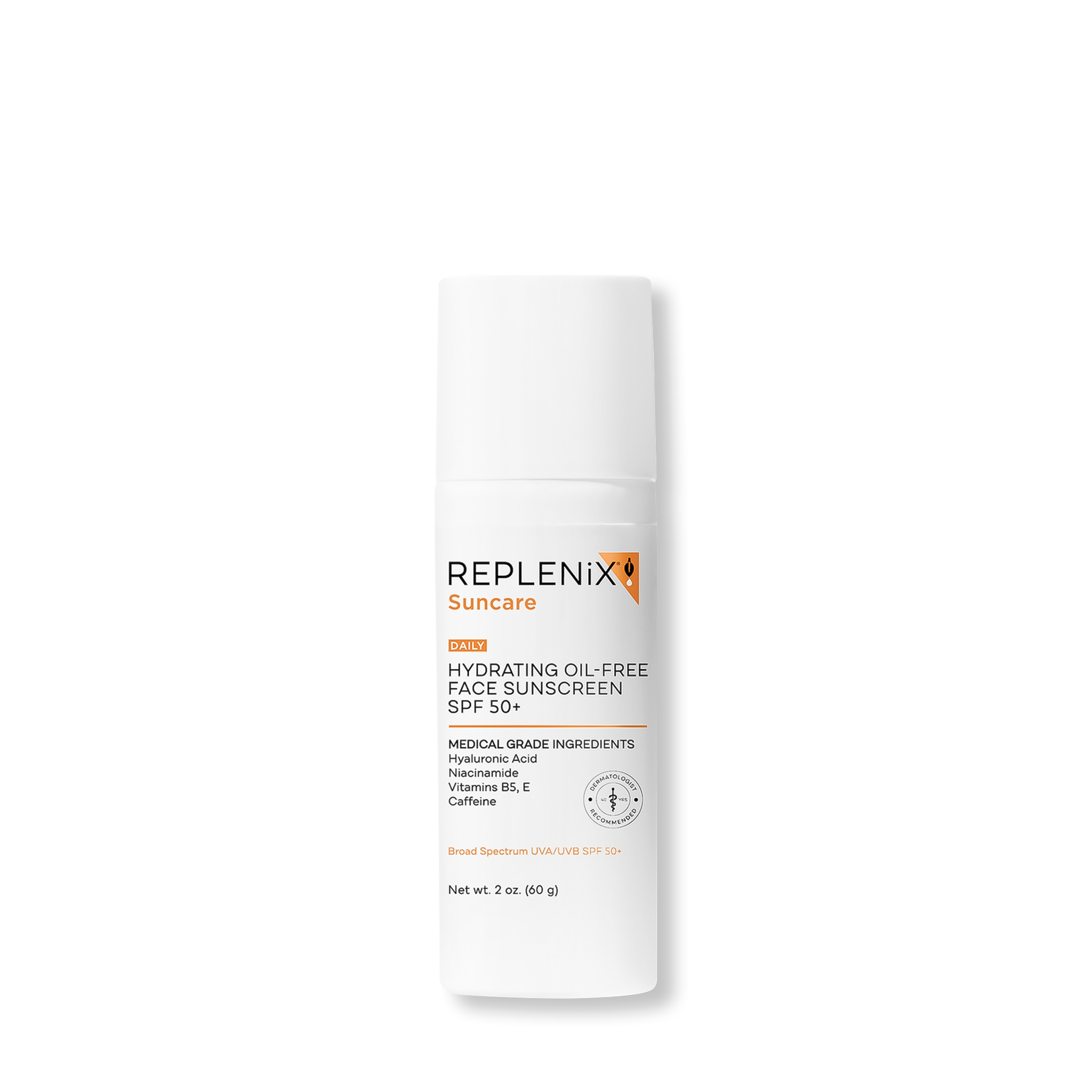 Replenix Hydrating Oil-free Face Sunscreen SPF 50+