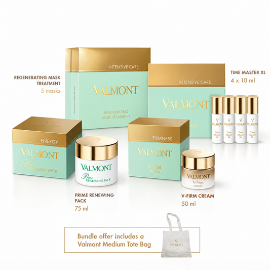 Valmont Time Master XL Premium Bundle Offer with Time Master XL, Regenerating Mask Treatment, V-Firm Cream and Prime Renewing Pack