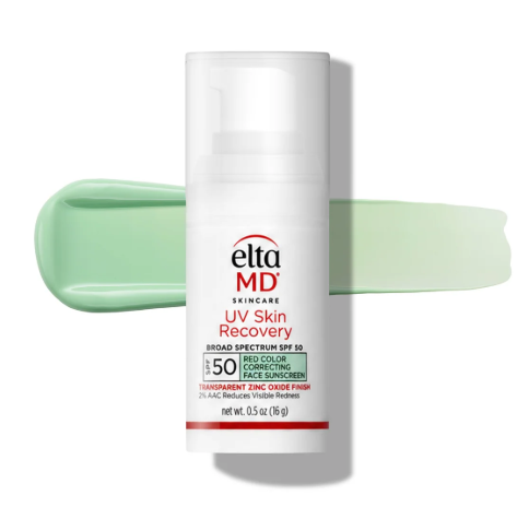 EltaMD UV Skin Recovery Red Color Correcting Green Tint Broad Spectrum SPF 50