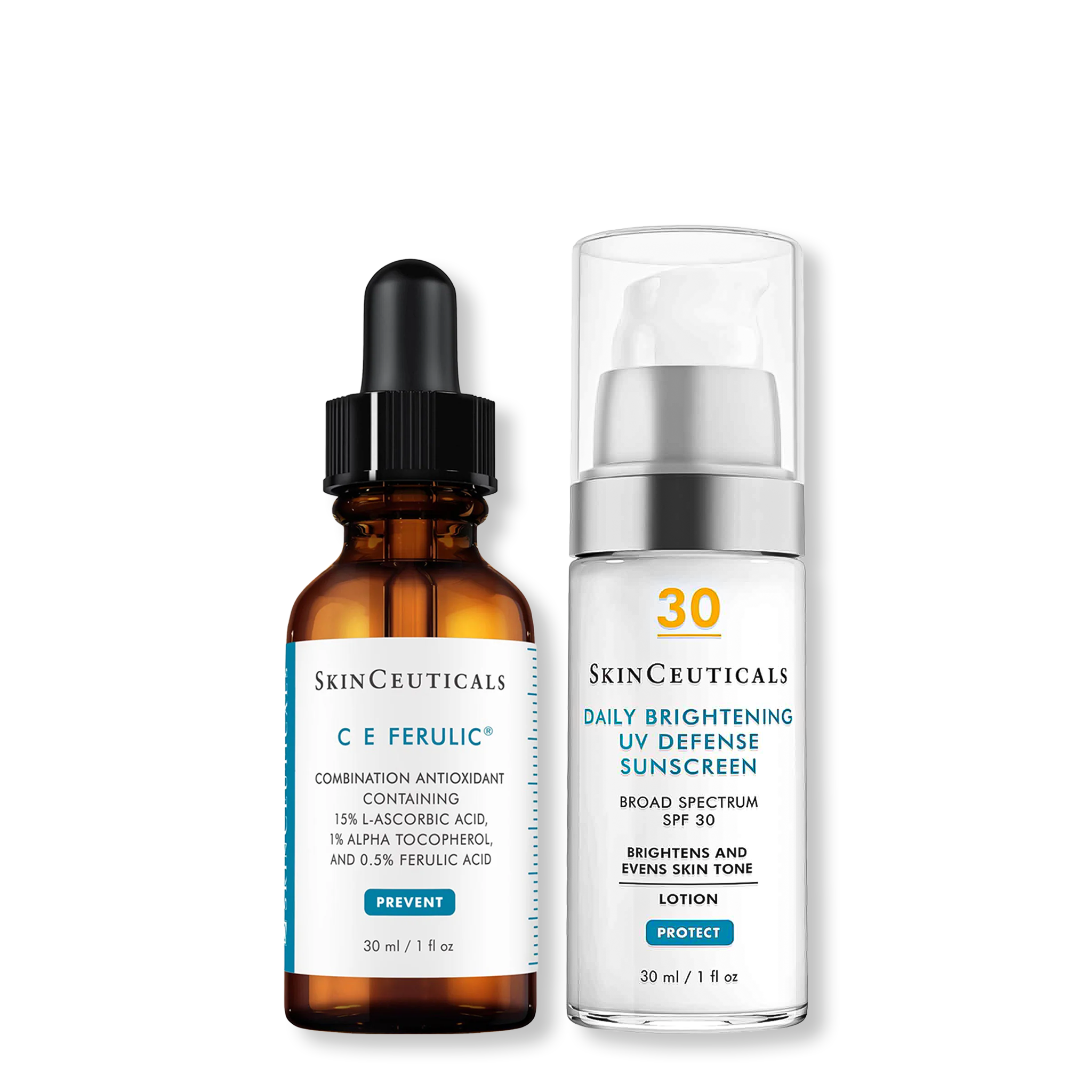 SkinCeuticals Prevent + Protect Kit: C E Ferulic + Daily Brightening