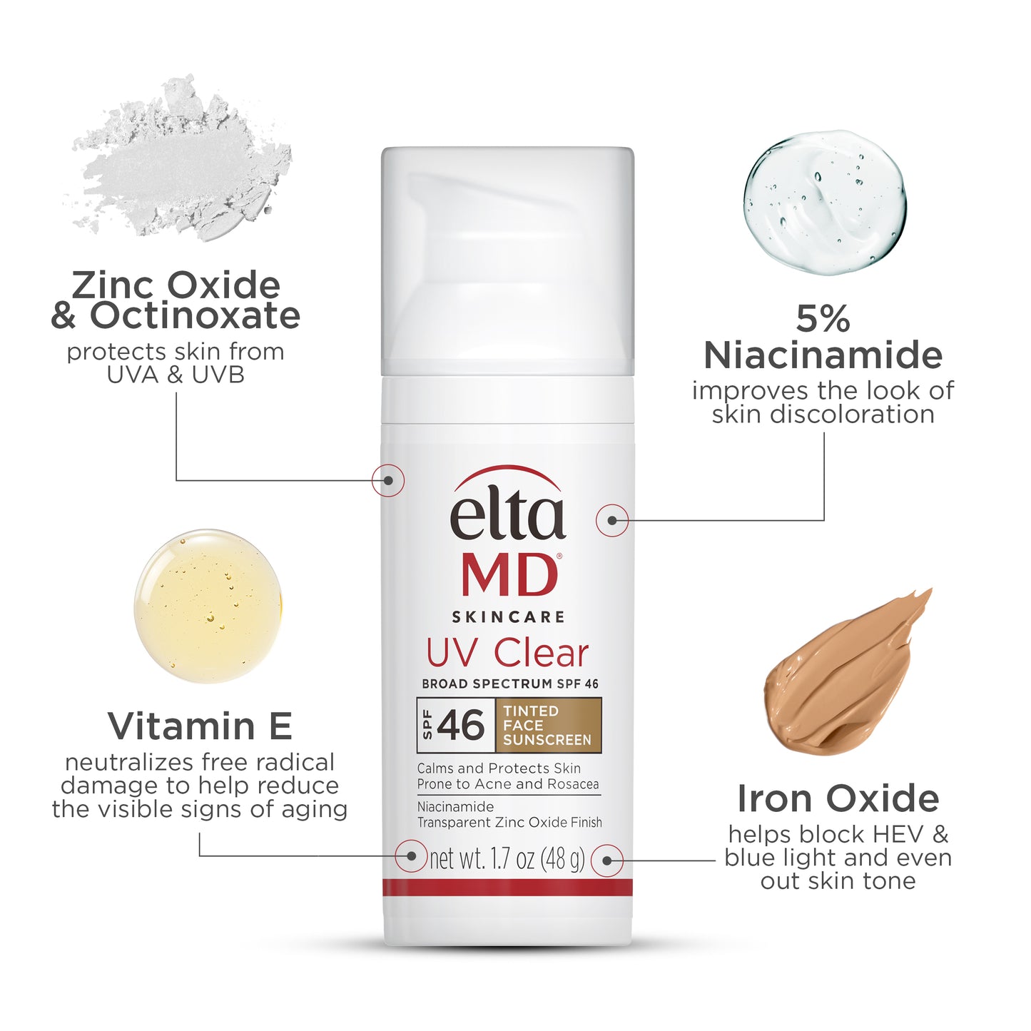 EltaMD UV Clear Broad-Spectrum SPF 46 Tinted