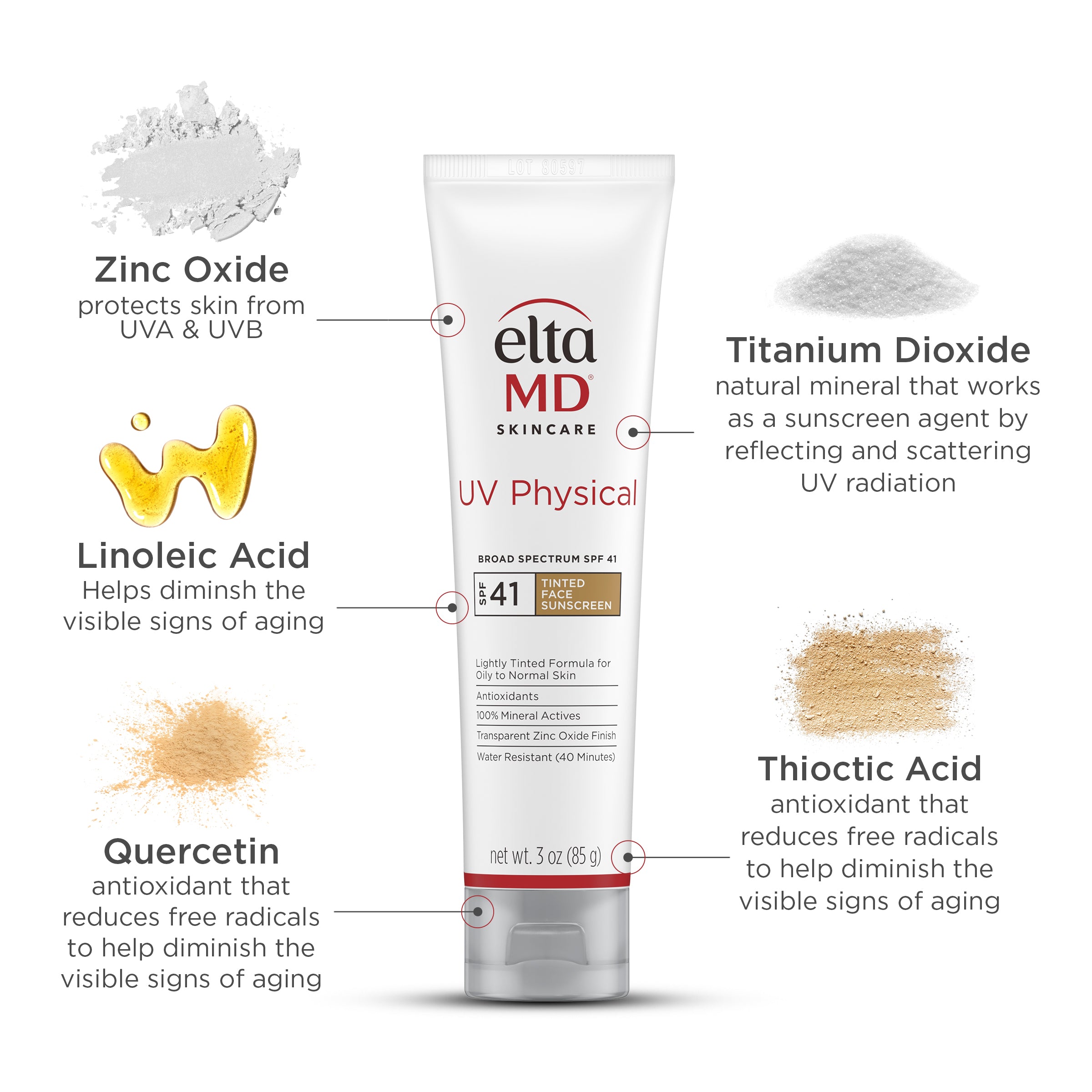 EltaMD UV Physical Broad-Spectrum SPF 41 Tinted