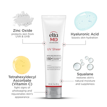 EltaMD UV Sheer Broad-Spectrum SPF 50+