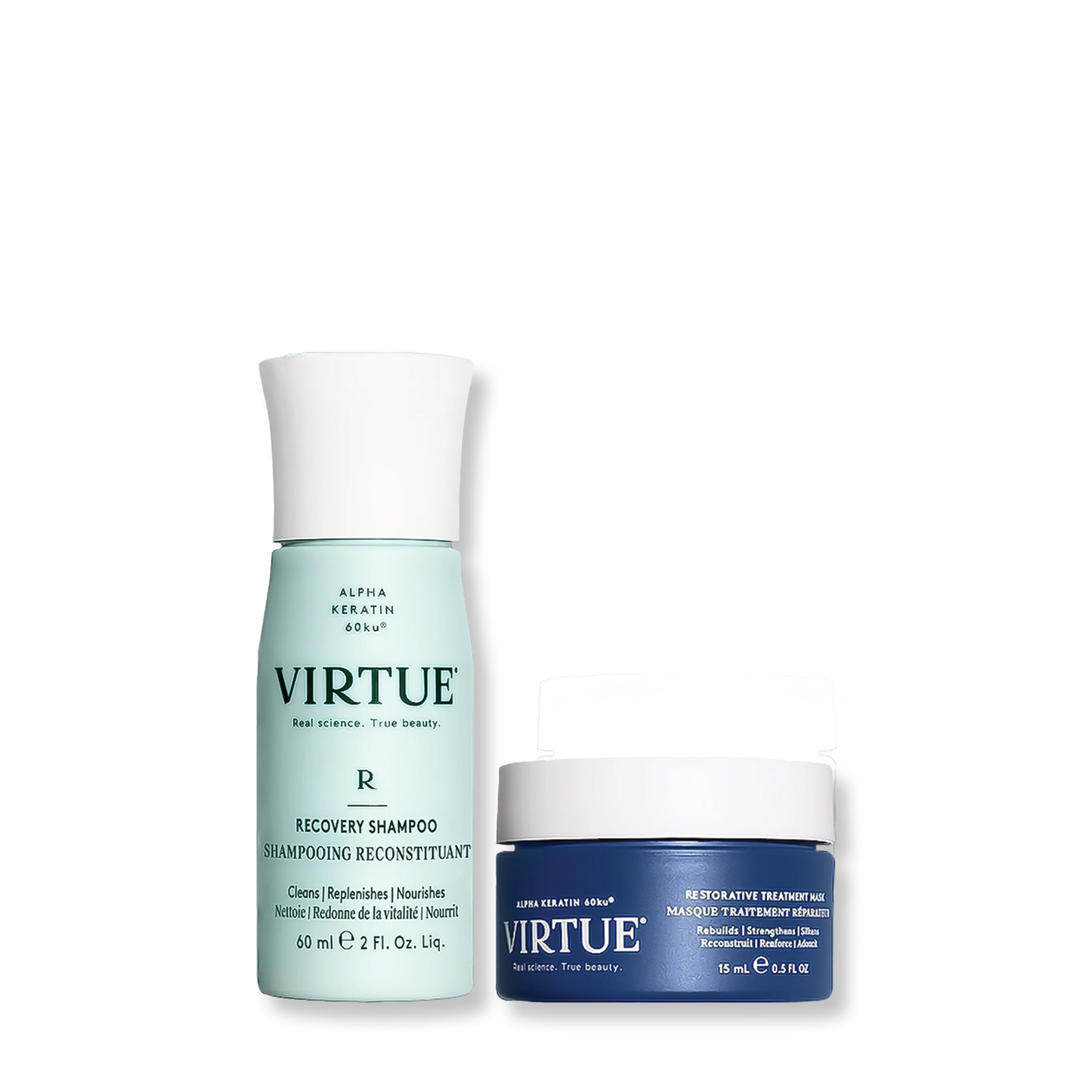 Virtue Healthy & Renewed Hair Duo Travel Size