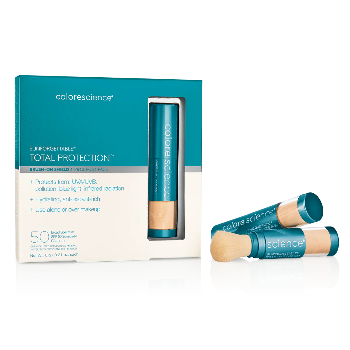 Colorescience Sunforgettable® Total Protection® Brush-On Shield SPF 50 Multipack