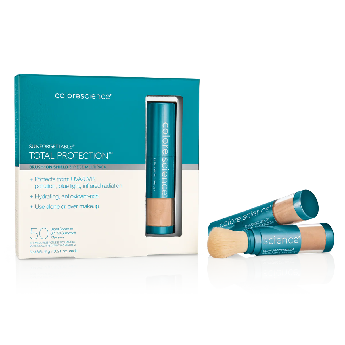 Colorescience Sunforgettable® Total Protection® Brush-On Shield SPF 50 Multipack